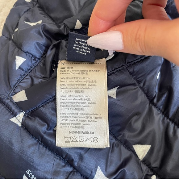 Scotch & Soda Reversible Puffer Vest, Size 12 - Picture 7 of 7